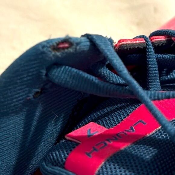 Brooks Launch 7 Pink Blue Performance Athletic Running Shoe - Picture 14 of 15